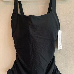 Athleta 34 DD square neck Tankini NWT